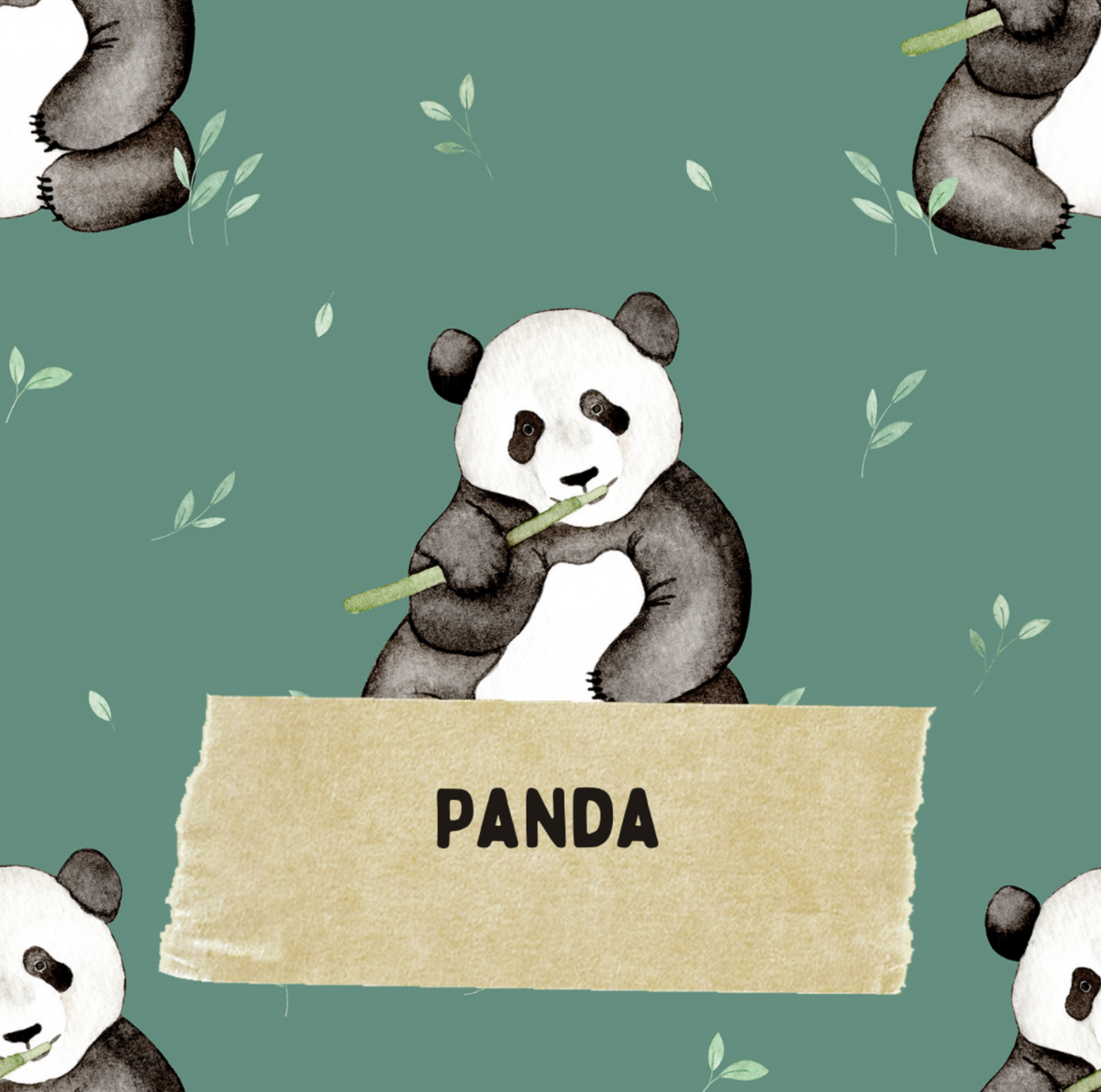 Panda - Cuffed Romper