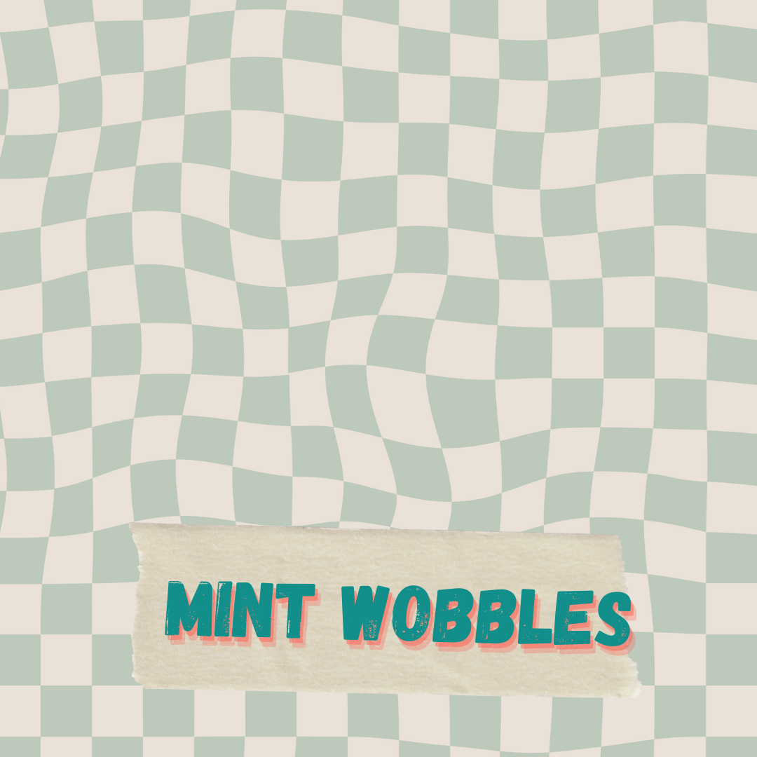 Mint Wobbles - Cuffed Romper