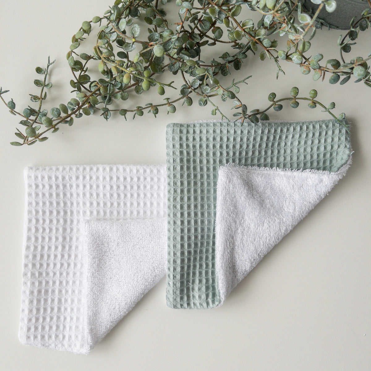 Washable Bamboo & Waffle Cloth