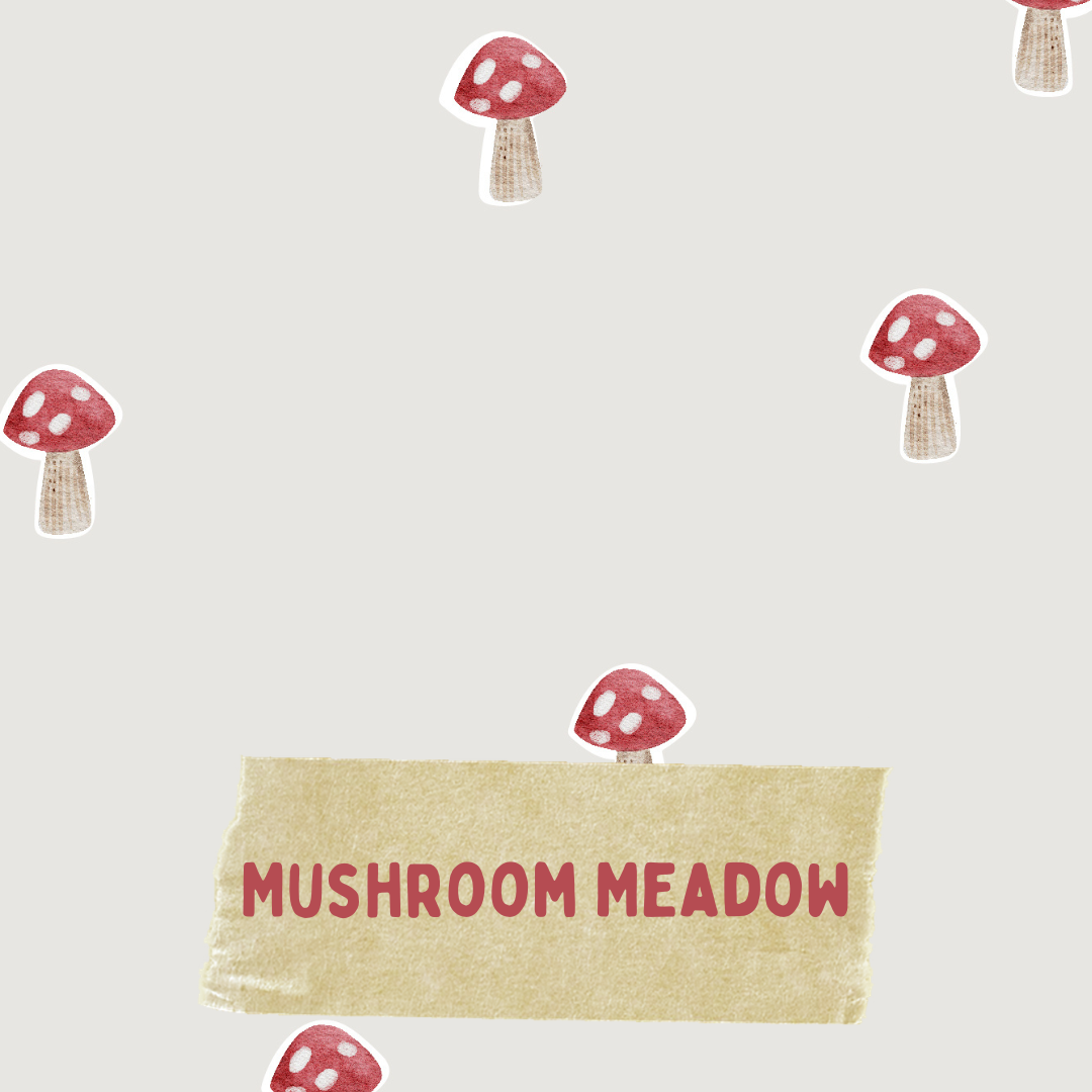 Mushroom Meadow - Cuffed Romper