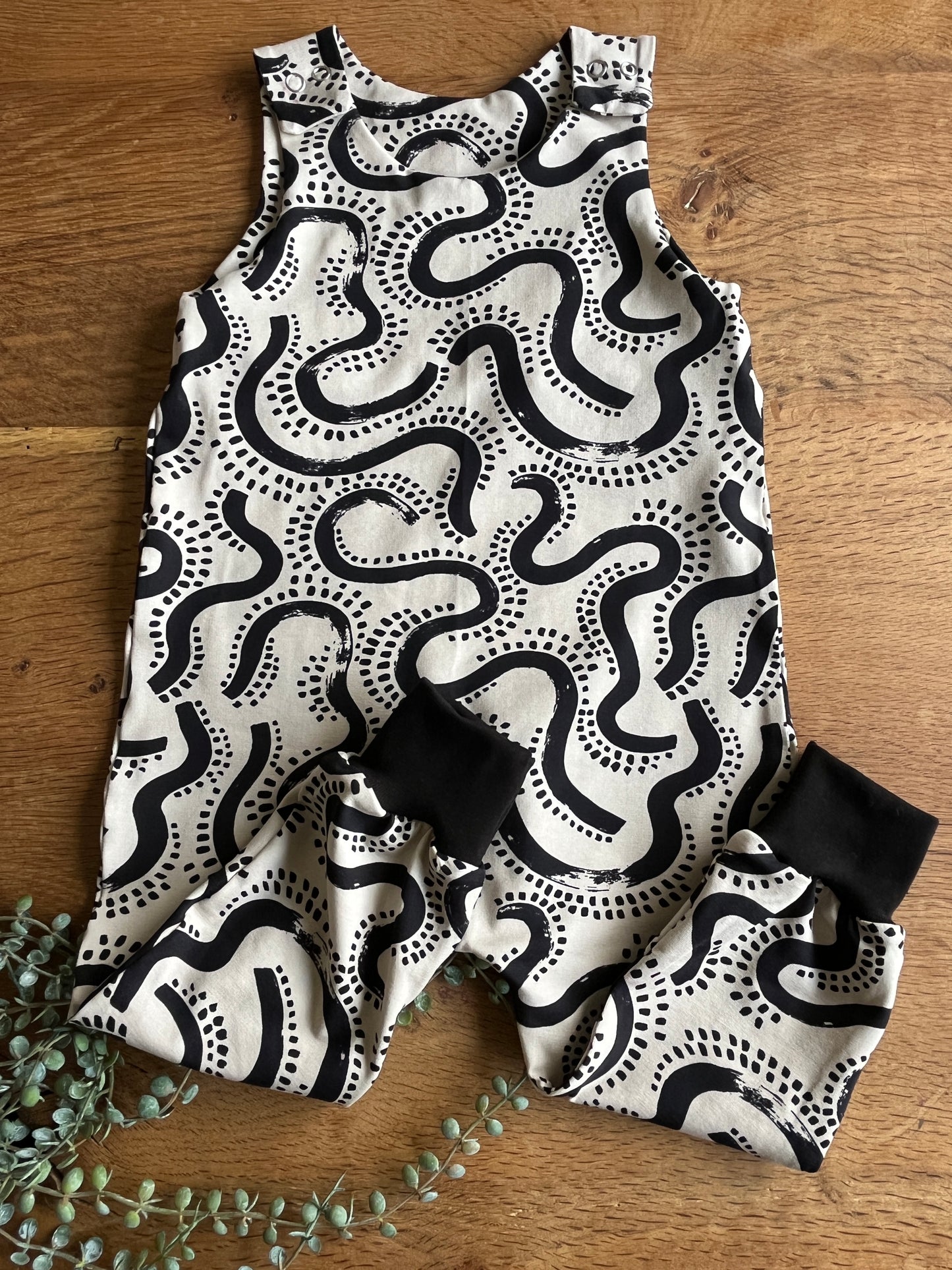 Abstract Rompers 12-18m & 18-24m
