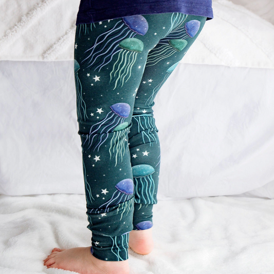 Jellyfish at Night - Leggings