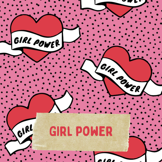 Girl Power - Bamboo Backed Bandana Bib